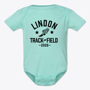 Lindon Charter Academy Track and Field Baby Onesie