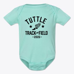 Tuttle Contemporary School Track and Field Baby Onesie