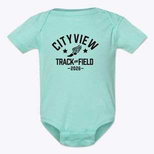 Cityview Performing Arts Magnet School Track and Field Baby Onesie