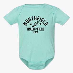 Northfield Middle School Track and Field Baby Onesie