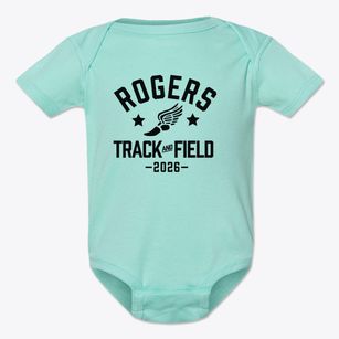 Rogers High School Track and Field Baby Onesie