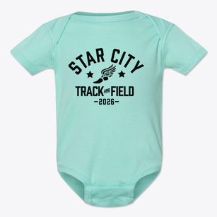 Star City Middle School Track and Field Baby Onesie