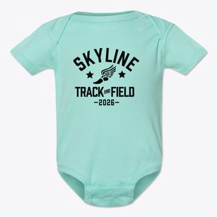 Skyline Alternative Center Track and Field Baby Onesie