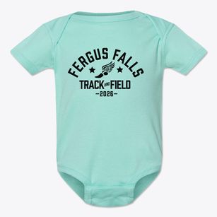 Fergus Falls High School Track and Field Baby Onesie