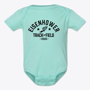 Eisenhower Elementary School Track and Field Baby Onesie