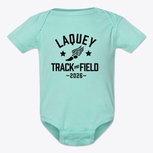 Laquey Middle School Track and Field Baby Onesie