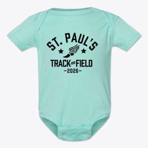 Saint Paul's Episcopal Day School Track and Field Baby Onesie