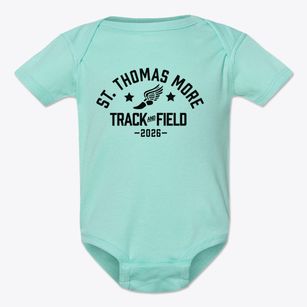 Saint Thomas More School Track and Field Baby Onesie