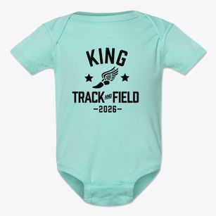 Martin Luther King Middle School Track and Field Baby Onesie