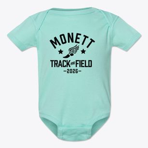 Monett Intermediate School Track and Field Baby Onesie