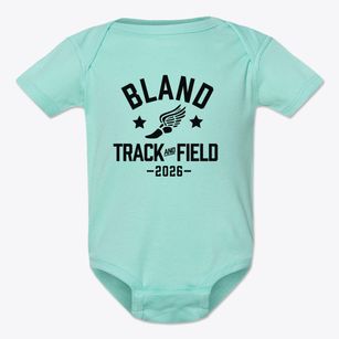 Bland Middle School Track and Field Baby Onesie