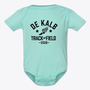De Kalb High School Track and Field Baby Onesie