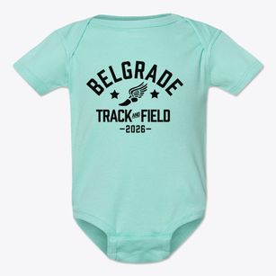 Belgrade Middle School Track and Field Baby Onesie