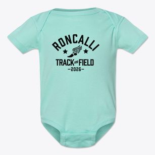 Roncalli Catholic High School Track and Field Baby Onesie