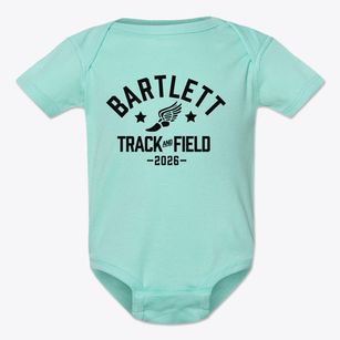 Bartlett Elementary School Track and Field Baby Onesie