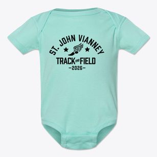 Saint John Vianney Regional High School Track and Field Baby Onesie