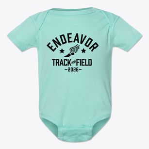 Endeavor Elementary School Track and Field Baby Onesie