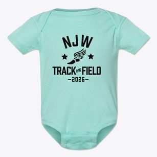 Njw Track and Field Baby Onesie
