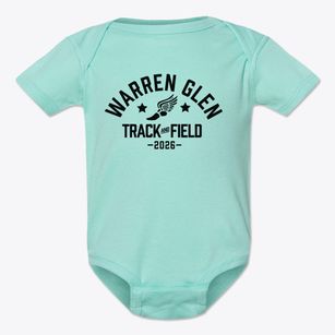 Warren Glen Middle School Track and Field Baby Onesie