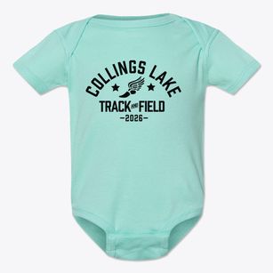 Collings Lake Elementary School Track and Field Baby Onesie