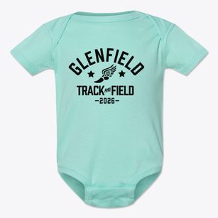 Glenfield Elementary School Track and Field Baby Onesie