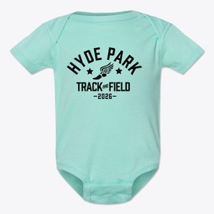 Hyde Park Elementary School Track and Field Baby Onesie
