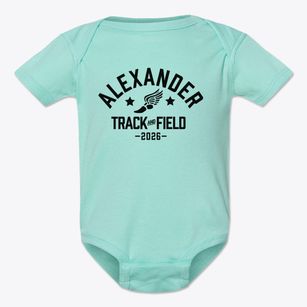 Alexander Robertson School Track and Field Baby Onesie