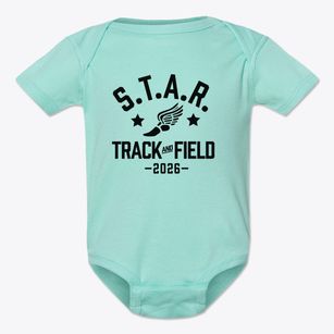 Ps 63 S.t.a.r. Academy Track and Field Baby Onesie