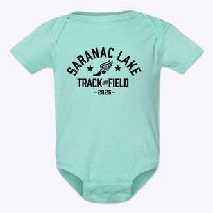 Saranac Lake High School Track and Field Baby Onesie