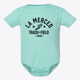 La Merced Intermediate School Track and Field Baby Onesie