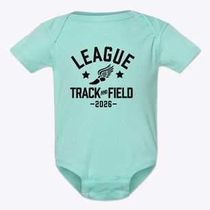 League School Track and Field Baby Onesie