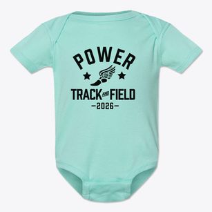 Power Memorial Academy High School Track and Field Baby Onesie
