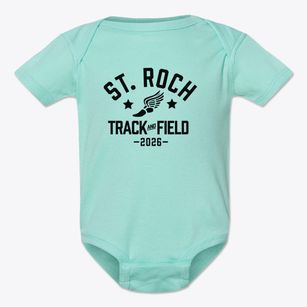 St Roch School Track and Field Baby Onesie