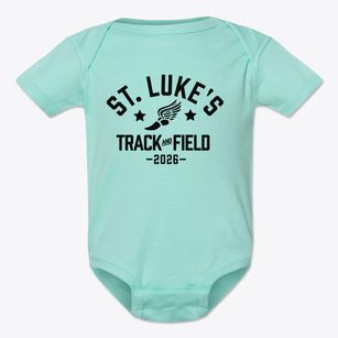Saint Luke's Lutheran Day School Track and Field Baby Onesie