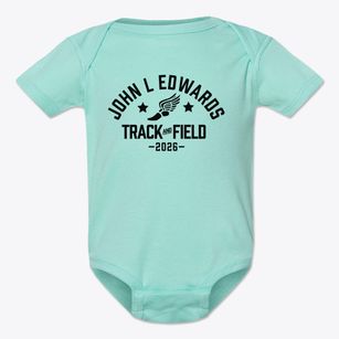 John L Edwards Elementary School Track and Field Baby Onesie