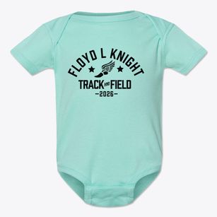 Floyd L Knight Children Center Track and Field Baby Onesie