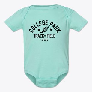 College Park Elementary School Track and Field Baby Onesie