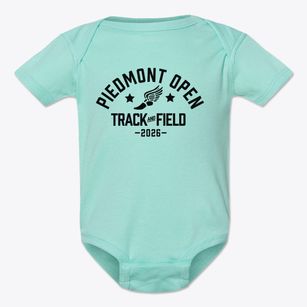 Piedmont Open Middle School Track and Field Baby Onesie