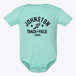Johnston Christian Academy Track and Field Baby Onesie