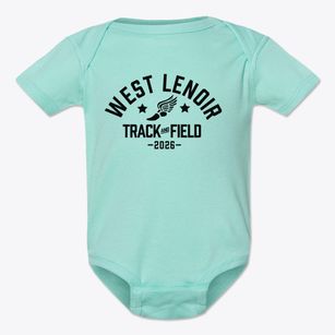 West Lenoir Elementary School Track and Field Baby Onesie