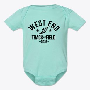 West End Elementary School Track and Field Baby Onesie