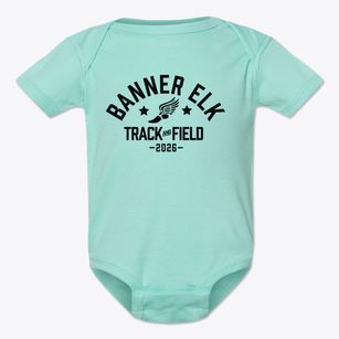 Banner Elk Elementary School Track and Field Baby Onesie