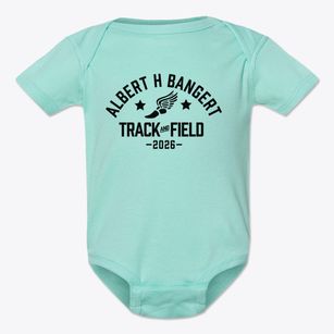Albert H Bangert Elementary School Track and Field Baby Onesie