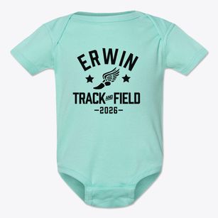 Erwin Middle School Track and Field Baby Onesie