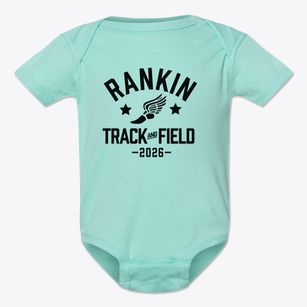 Rankin Elementary School Track and Field Baby Onesie