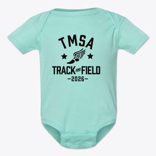 Triad Math And Science Academy Track and Field Baby Onesie
