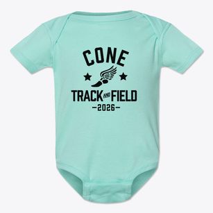 Cone Elementary School Track and Field Baby Onesie