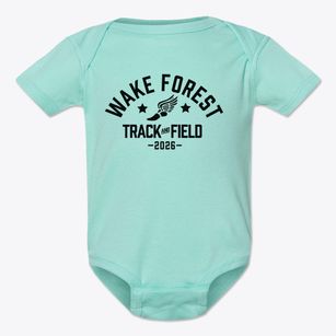 Wake Forest Elementary School Track and Field Baby Onesie