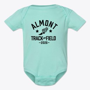 Almont School Track and Field Baby Onesie
