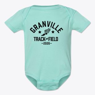 Granville Middle School Track and Field Baby Onesie